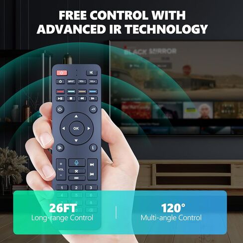 جهاز تحكم عن بعد صوتي بديل PZL RC-200 لـ SuperBox S6 Max، S5 Pro، S5 Max، S6 Pro، S6 Ultra، Elite Ultra، Elite Pro+، بدون وظيفة صوتية لـ Super Box S3 Pro، S4 Pro in Kuwait