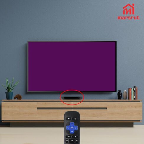قطعتان من أجهزة التحكم عن بعد مناسبة لصندوق Roku، بديل عن بعد لـ Roku Express، Premiere، Player، 1 2 3 4 (HD، LT، XS، XD)، (ليس لـ Roku Stick، TV، Ultra، أجهزة الألعاب)، وحدة تحكم بسيطة بدون زر الصوت in Kuwait