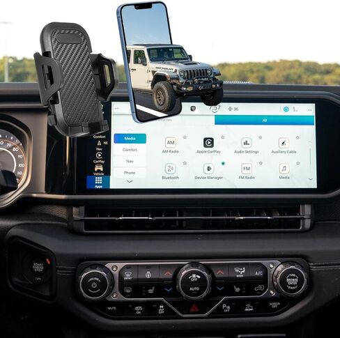 2026 Jeep Wrangler Phone Mount Made for 2024 to 2026 Jeep Wrangler Accessories OEM-Approved Design in Kuwait