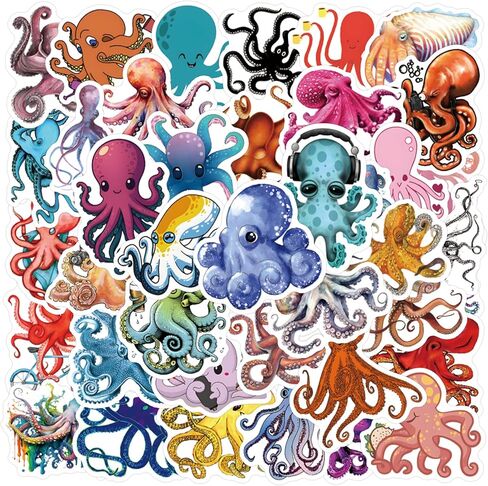 110 Pcs Cute Ferret Stickers - Adorable Ferret Cartoon Decorative Stickers, Removable No Residue Vinyl Stickers for Laptop, Phone, Skateboard, Fridge, Luggage, Suitable for Kids, Boys, Girls, Adults in Saudi Arabia