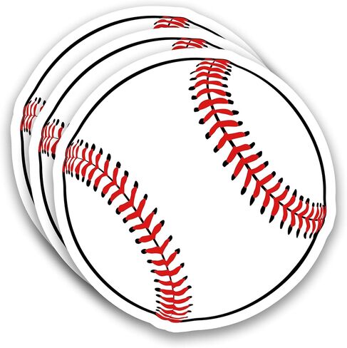 (3Pcs) Football Stickers Waterproof Vinyl Football Ball Decals for Water Bottle, Tumbler, Laptop, Phone Case, Poster Board, Scrapbooking, Team Players, Coach, 3" x 2.5" in Kuwait