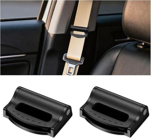 2PCS Car Seat Belt Adjuster Clips,Adjustable Universal Seat Belt Positioner Clip for Adults/Kids,Prevent The Seat Cushion from Moving During Use for More Comfortable Driving (red) in Saudi Arabia