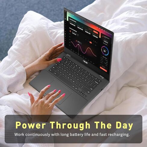شاشة لمس للكمبيوتر المحمول ASUS Chromebook Plus - معالج Intel i3 Beat i3-1215U ثماني النواة - شاشة FHD مقاس 14 بوصة - ذاكرة وصول عشوائي سعتها 8 جيجابايت| بطاقة SSD سعة 256 جيجابايت + 128 جيجابايت - كمبيوتر محمول Goole AI - طلاب المدارس والأطفال من 8 إلى 1 in Kuwait