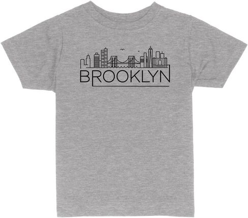 Skyline Brooklyn New York Toddler Kids T-Shirt in Saudi Arabia