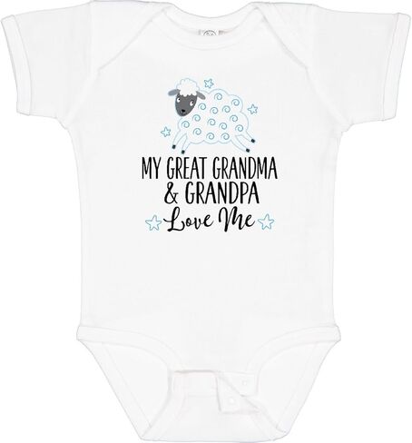 بدلة Inktastic جدي العظيم وجدتي Love Me Boy Lamb Baby in Kuwait