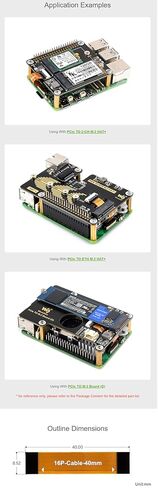 كابل PCIe مرن 40 مم لـ Raspberry Pi 5، مناسب لمختلف قبعات Pi 5 PCIe (PI-PCIE-Cable-40mm) in Saudi Arabia