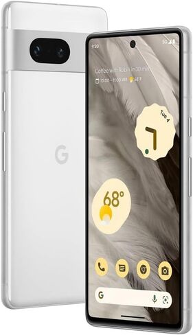 Google Pixel 7 5G (128GB, 8GB) 6.3", Android 13 (GSM + CDMA) 4G LTE Fully Unlocked - Snow (Renewed) in Saudi Arabia