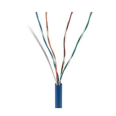 0E-CAT5CMBL CAT5e كابل غير مكتمل، 24/4 صلب BC، غير محمي، سم، مقاوم لأشعة الشمس، 1000 بوصة (304.8 متر) صندوق سريع، أزرق in Kuwait