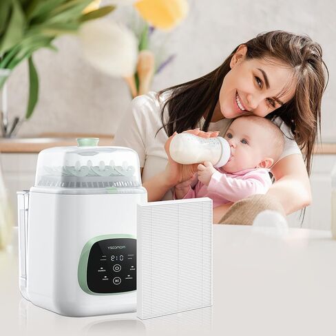 6 عبوات بديلة لفلتر HEPA، متوافقة مع Momcozy وGrownsy وPapablic وغسالة زجاجات الأطفال MOMFANN، ترشيح فعال بنسبة 99.97% لغسالة ومجفف زجاجات الأطفال، فلاتر هواء ممتازة in Kuwait