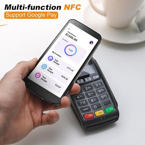 هاتف Unifone S62 متين غير مقفل (128 جيجابايت، 4 جيجابايت) 5.7 بوصة IP68 هاتف ذكي أندرويد مقاوم للماء، كاميرا مزدوجة 12 ميجابكسل، بطارية طوال اليوم، NFC، فتح بصمة الإصبع، فتحة Snapdragon 660 Nano (أسود) in Kuwait