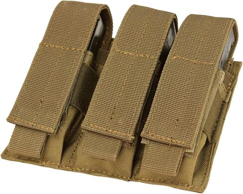 Condor MA52-498 Triple Pistol Mag Pouch (Coyote Brown) in Saudi Arabia