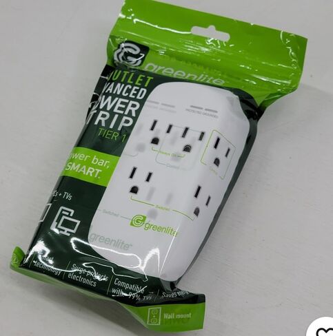 Greenlite Advanced Power Strip, 5-Outlet Wall Mount Surge Protector in Saudi Arabia