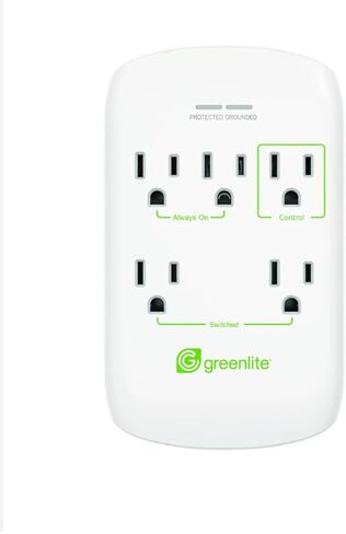 Greenlite Advanced Power Strip, 5-Outlet Wall Mount Surge Protector in Saudi Arabia
