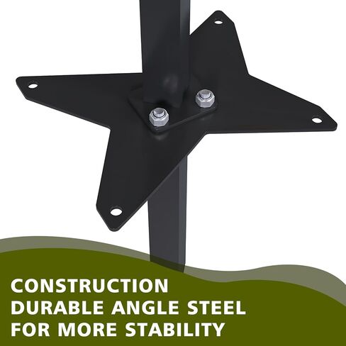 Dueling Tree Target Kit for .22 Rimfire, Metal Shooting Target with Ground Insertable Design, Suitable for .22 Rifles and Handguns Shooting Practice in Saudi Arabia