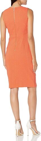 فستان كالفن كلاين سكوبا النسائي بدون أكمام الأميرة خياطة الغرزة in Kuwait