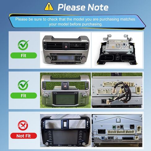 [2+64G] راديو سيارة NHOPEEW لسيارة Toyota 4Runner 2009-2019 مع Carplay اللاسلكي وAndroid Auto - شاشة لمس 9 بوصة ستيريو Android للسيارة - DSP/GPS/WiFi/SWC/Mirror Link + كاميرا احتياطية AHD in Saudi Arabia