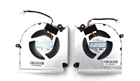 استبدال وحدة المعالجة المركزية + مروحة وحدة معالجة الرسومات لـ MSI Raider GE68 HX GE68HX GE68HX-13V GE68HX-13VF GE68HX-13VF-062US GE68HX-13VG GE68HX-13VI GE68HX-13VH GE68HX-14V GE68HX-VFG GE68HX-14VGG GE68HX-14VHG GE68HX-14VIG in Kuwait