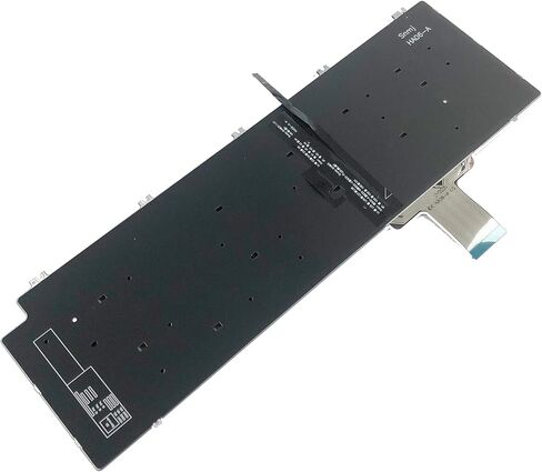 لوحة مفاتيح بديلة لأجهزة الكمبيوتر المحمول Dell Precision 7750 7550 7760 7560 Series مع تخطيط أمريكي بإضاءة خلفية 0713DM 713DM PK132V72B00 in Saudi Arabia