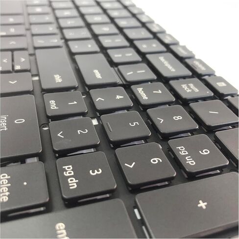 لوحة مفاتيح بديلة لأجهزة الكمبيوتر المحمول Dell Precision 7750 7550 7760 7560 Series مع تخطيط أمريكي بإضاءة خلفية 0713DM 713DM PK132V72B00 in Saudi Arabia