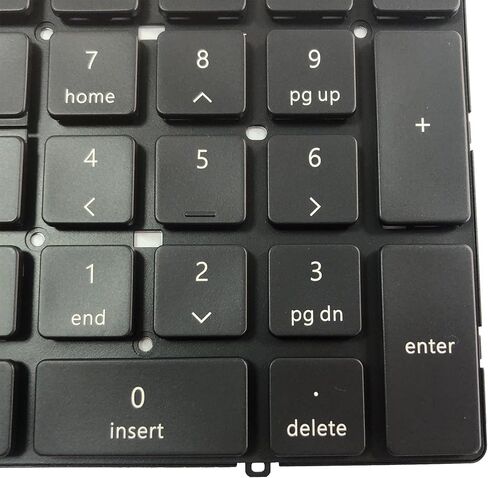 لوحة مفاتيح بديلة لأجهزة الكمبيوتر المحمول Dell Precision 7750 7550 7760 7560 Series مع تخطيط أمريكي بإضاءة خلفية 0713DM 713DM PK132V72B00 in Saudi Arabia