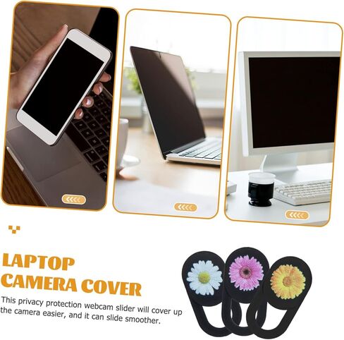 3Pcs Webcam Cover Slide ABS Privacy Lens Protector for Laptop Tablet and Phone Ultra-Thin Design for Enhanced Privacy Protection in Saudi Arabia