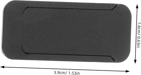 2pcs Ultra-Thin Laptop Camera Cover Slide for Webcam Protection Laptops Smartphones Tablets Durable and Easy to Use Black Square Shape in Saudi Arabia