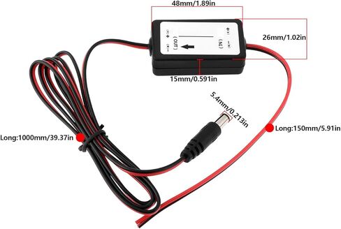 eMagTech 2pcs 12V Reversing Camera Filters with Plug Camera Rectifiers Power Relay Capacitor Filter Compatible with BMW Compatible with Opel in Kuwait