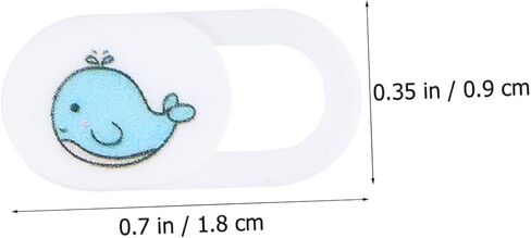 4pcs Whale Pattern Privacy Camera Cover for Laptop and Tablet Cartoon Webcam Lid Slider Anti-Peeping Webcam Cover for Personal Privacy Protection in Saudi Arabia
