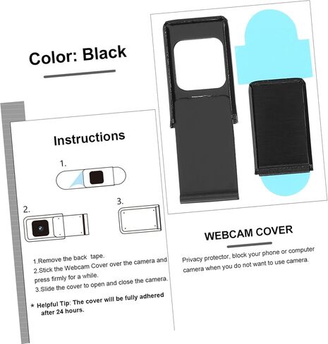 2PCS Webcam Cover Slide for Tablet and Laptop Adhesive Privacy Protector Easy Install for Enhanced Security in Saudi Arabia