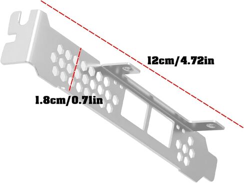 The Lord of the Tools Network Card Full Height Bracket 12x1.8cm for SFN8522, X2522 Port Card SF-109042 in Saudi Arabia