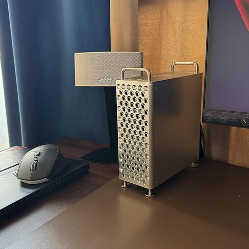 Aluminum Chassis Stand for 2024 Mac mini M4/M4 Pro - Mac mini M4 Case - Storage Expansion Hard Drive - 2 Type-C Cables and one 3.5mm Audio Cable- Accessories for Mini 4 - Mac mini M4 Holder in Saudi Arabia