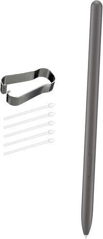Galaxy Tab S9 FE S Pen Compatible with Samsung Galaxy Tab S9 FE Stylus Pen Replacement + Free 5 Tips for Samsung Galaxy Tab S9 FE Plus S Pen, Gray in Saudi Arabia