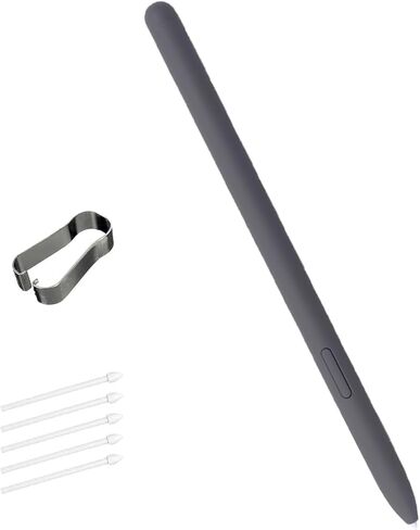 Galaxy Tab S9 FE S Pen Compatible with Samsung Galaxy Tab S9 FE Stylus Pen Replacement + Free 5 Tips for Samsung Galaxy Tab S9 FE Plus S Pen, Gray in Saudi Arabia