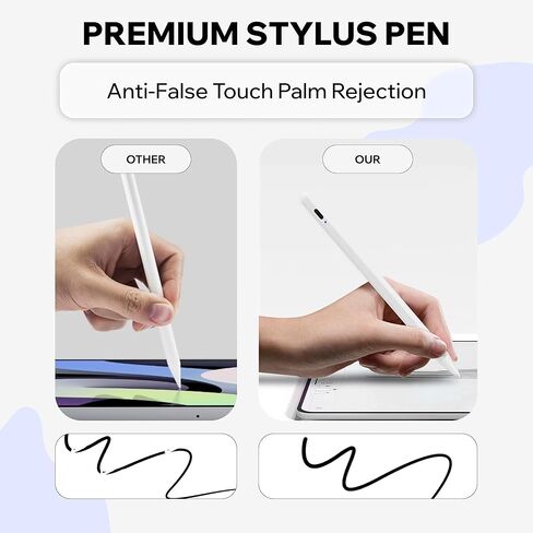Universal Stylus Pen for Touch Screens – Compatible with iPad, iPhone, Samsung & Android Devices, High Precision for Writing and Navigation in Saudi Arabia
