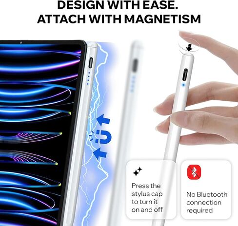 Universal Stylus Pen for Touch Screens – Compatible with iPad, iPhone, Samsung & Android Devices, High Precision for Writing and Navigation in Saudi Arabia