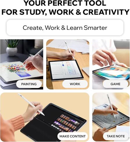 Universal Stylus Pen for Touch Screens – Compatible with iPad, iPhone, Samsung & Android Devices, High Precision for Writing and Navigation in Saudi Arabia
