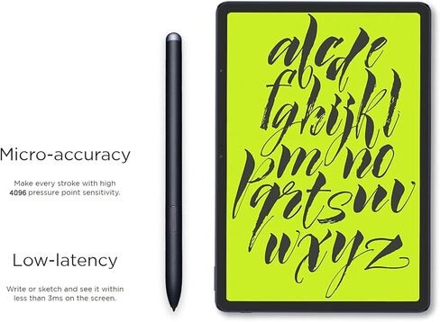 قلم NXTPaper 12 Pro E لقلم TCL NXTPaper 12 Pro E، قلم ستايلس لـ TCL NXTPaper 12 Pro E Pen 4096 حساسية، رفض راحة اليد (أسود) in Kuwait