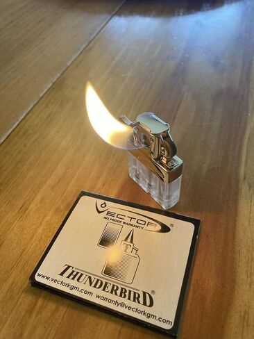 Thunderbird Butane 45 Degree Soft Flame Flip Top Pipe Lighter Insert in Saudi Arabia