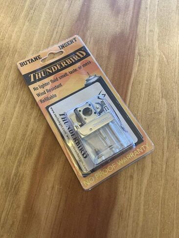 Thunderbird Butane 45 Degree Soft Flame Flip Top Pipe Lighter Insert in Saudi Arabia