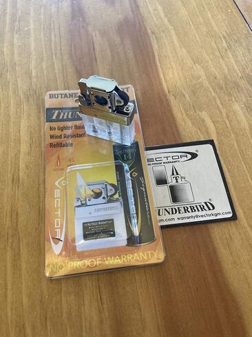 Thunderbird Butane 45 Degree Soft Flame Flip Top Pipe Lighter Insert in Saudi Arabia