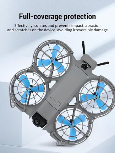 مراوح بديلة لـ DJI Neo 2، شفرات مراوح سريعة التحرير منخفضة الضوضاء مع براغي، دعامات طائرة بدون طيار متينة وخفيفة الوزن، سهلة التركيب لملحقات DJI Neo، 4 عبوات باللون الأزرق in Kuwait