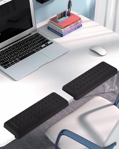عبوتان من مسند الذراع على شكل حرف L للمكتب، وسادات الكوع المريحة مع قاعدة مضادة للانزلاق، وسادة حافة المكتب من الإسفنج الذكي ومسند المعصم للمكتب والمنزل واستخدام الدراسة in Kuwait