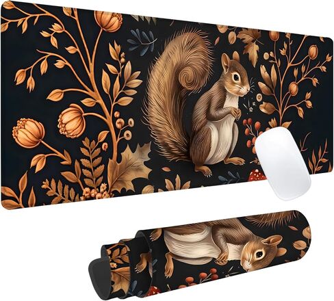 Dachshund Dog Gaming Mouse Pad, Office Desk Mat, Anti-Slip Rubber Base Cool Aesthetic Mouse Pads for Computer Laptop Keyboard School Home Desktop Gamer Home Accessories Decor 31.5" x 11.8" in Saudi Arabia