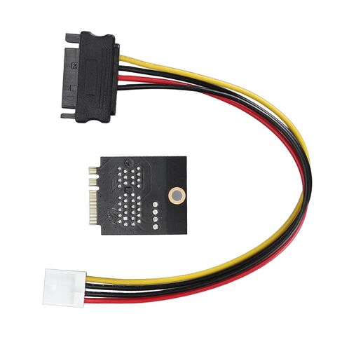 محول Ciciglow M.2 NGFF Key A A E إلى PCIE 1X، يدعم بطاقات 2230 Type Key AE/A+ PCIE Bus M.2 فقط، محول 4pin 5V/12V in Kuwait