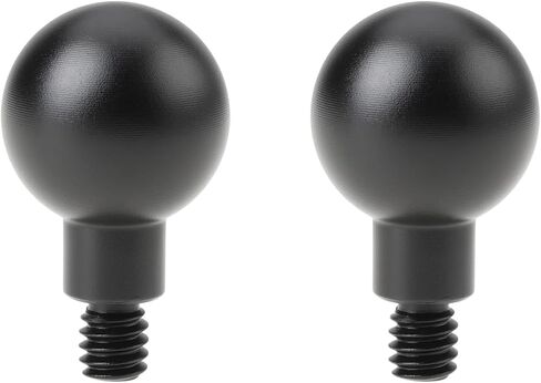 2Pcs D20x42mm Black Ball Head Adapter Mount 1/4-20 Thread Aluminum for Camera Brackets in Saudi Arabia