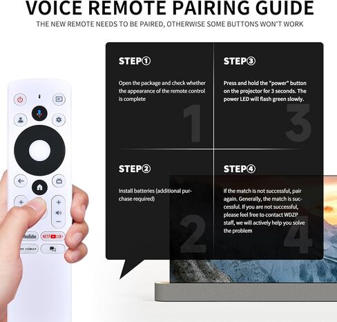 جهاز تحكم عن بعد بديل صوتي جديد مناسب لجهاز عرض BENQ GV50 in Kuwait