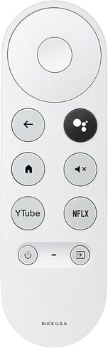 بديل Google Chromecast Remote لجهاز Google TV 4K/HD وGoogle TV Streamer 4K (الثلج فقط) - التحكم الصوتي والإعداد السهل - متوافق مع G9N9N، GA01919-US، GA01920-US، GA01409-US، GA01920-US in Kuwait
