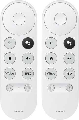 بديل Google Chromecast Remote لجهاز Google TV 4K/HD وGoogle TV Streamer 4K (الثلج فقط) - التحكم الصوتي والإعداد السهل - متوافق مع G9N9N، GA01919-US، GA01920-US، GA01409-US، GA01920-US in Saudi Arabia