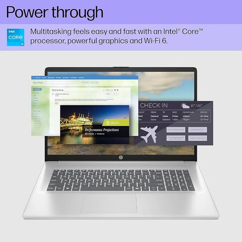 لاب توب HP 2026 عالي الأداء مقاس 17.3 بوصة - شاشة 17.3 بوصة HD+، معالج Intel i3-N305 ثماني النواة، ذاكرة الوصول العشوائي 16 جيجابايت، 512 جيجابايت PCIe SSD، كاميرا ويب، HDMI، لوحة مفاتيح رقمية، Wi-Fi 6، Windows 11 Pro، فضي in Kuwait