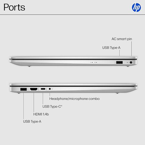 لاب توب HP 2026 عالي الأداء مقاس 17.3 بوصة - شاشة 17.3 بوصة HD+، معالج Intel i3-N305 ثماني النواة، ذاكرة الوصول العشوائي 16 جيجابايت، 512 جيجابايت PCIe SSD، كاميرا ويب، HDMI، لوحة مفاتيح رقمية، Wi-Fi 6، Windows 11 Pro، فضي in Kuwait